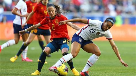 estados unidos vs españa futbol